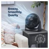 NEXAIR 7" Air Circulator Portable Turbo Fan, 3 Speed Adjustable Desk fan Powers Cool Air-Waves Up To 25ft, Quiet Operating Fan For Bedroom, Made Of Durable Material, Great For Office & Living Room