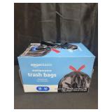 Amazon Basics Multipurpose Drawstring Trash Bags, 30 Gallon, 50 Count (Previously Solimo)