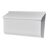 Architectural Mailboxes Woodlands Wall-Mounted Mailbox for Outside, Rust-Resistant Galvanized Steel Metal Medium Mail Box, Black Modern Wall Mailbox