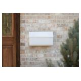 Architectural Mailboxes Woodlands Wall-Mounted Mailbox for Outside, Rust-Resistant Galvanized Steel Metal Medium Mail Box, Black Modern Wall Mailbox