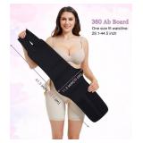 YERKOAD 360 Lipo Foam Ab Board Post Surgery Liposuction Abdominal Compression Boards Belly Wrap Lipo Recovery Waist Cincher(Black, One size)