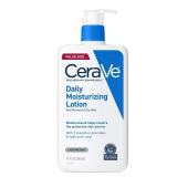 CeraVe Daily Moisturizing Lotion for Dry Skin, Body Lotion & Face Moisturizer with Hyaluronic Acid and Ceramides, Daily Moisturizer, Fragrance Free, Oil-Free, 19 Ounce