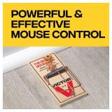 Victor Mouse Traps M150-12, Metal Pedal, Sustainably Sourced FSC Wood, Wooden Mouse Traps - Pack of 12