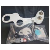 LUXE Bidet NEO 185 - Dual Nozzle, Self-Cleaning, Non-Electric Bidet Attachment for Toilet Seat, Adjustable Water Pressure, Rear & Feminine Wash (Gold)