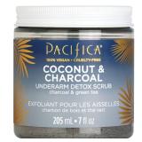 Pacifica Underarm Body Scrub - Armpit Detox Coconut & Charcoal Deodorant Exfoliating & Nourishing for Natural Deodorant Users Aluminum-Free & Safe for Sensitive Skin, Vegan & Cruelty-F