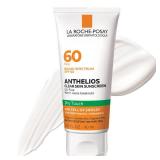 La Roche-Posay Anthelios Clear Skin Sunscreen Dry Touch SPF 60, Oil Free Sunscreen For Face, Oil Absorbing, Broad Spectrum SPF + Antioxidants, Non-Greasy, Oxybenzone Free, Travel Size