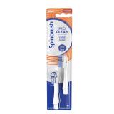 Spinbrush PRO Clean Replacement Heads, Electric Toothbrush Refills, Medium Bristles, 2 Count