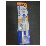 Spinbrush PRO Clean Replacement Heads, Electric Toothbrush Refills, Medium Bristles, 2 Count