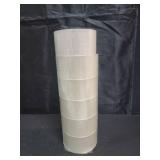 6 Rolls Clear Packing Tape 2 Inch Wide Strong Adhesion & Durable 1.7 Mil Thickness Clear Packing Tape for Moving, Shipping & Storage Smooth Unwinding Packaging Tape Refill, 60 Yards Per Roll