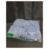 Zando Ribbed High Waist Maternity Swimsuit Two Piece Maternity Swimwear Bikini Bathing Suits for Women Two Piece Pregnancy Swimsuits for Women with Tank Top & High Waist Bottom Light Blue Medium