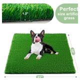 39" x 31" Dog Grass Pee Pads, Thickened & Encrypted Grass Pad for Dog Potty, Versatile Indoor & Outdoor Artificial Turf Pet Grass Mat - Ideal for Puppy Potty Training, Grass Pee Pad for Dogs W