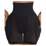 Hip Enhancer Shapewear for Women Hip Dip Pads Butt Shaper Padded Underwear Fake Hips Padding Butt Enhancer Tummy Control (Black, Small)