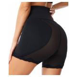 Hip Enhancer Shapewear for Women Hip Dip Pads Butt Shaper Padded Underwear Fake Hips Padding Butt Enhancer Tummy Control (Black, Small)