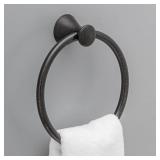 Delta Lahara (1-Pack) Hand Towel Holder Venetian Bronze Towel Racks for Bathroom Wall Round Towel Ring Holder for Bath Towel Hanger for Kitchen, Bathroom Accessories 73846-RB