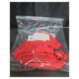 MANGOPOP V Neck Bodysuits for Women Short Sleeve Body Suits Basic Top Casual Shirt, Red, Small