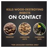 Spectracide Terminate Termite And Carpenter Ant Killer 1.33 Gallons, Includes AccuShot Sprayer, Light Yellow/Water White