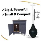 Korky BeehiveMAX Heavy Duty Toilet Plunger - Seals All Bowl Shapes Powerful Clog Removal