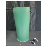 Perky-Pet 341 Metal Pole Squirrel Baffler, Green, 7.1"L x 7.07"W x 14.6"H