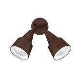 NICOR Lighting 300W Bronze Double Cone Adjustable Security Flood Light (11128)