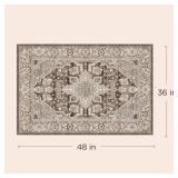 LOVEWAG Washable Dog Pee Pads, 36" x 48", Waterproof, Non-Slip, Super Absorbent, Reusable Machine-Washable, 2-Pack (Caramel Creme)