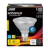 Feit Electric PAR38 LED Bulb, 120W Equivalent, Non Dimmable, 3000k Bright White, 1400 Lumens, 22 Year Lifespan, E26 Base, PAR38 Flood Light Bulb, CRI 90, Damp Rated, 1 Pack, PAR38DM/1400/930CA