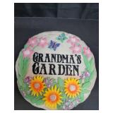 Spoontiques - Garden Dacor - Grandmas Garden Stepping Stone - Decorative Stone for Garden