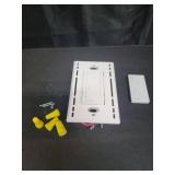 Lutron Caseta Smart Switch 3-Way Kit, with Pico Remote, Wallplate, Wall Bracket for LED Lights and Fans, 5 Amp, Neutral Required, P-PKG1WS-WH