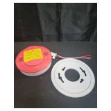 Kidde Hardwired Smoke & Carbon Monoxide Detector, AA Battery Backup, Voice Alerts, Interconnectable, LED Warning Light Indicators, White