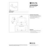 Delta Faucet Dryden Toilet Paper Holder, Champagne Bronze, Bathroom Accessories, 75150-CZ