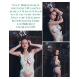 Avidlove One Piece Lingerie for Women Lace Bodysuit Deep V Teddy Mini Babydoll Light Green Small
