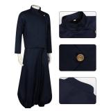 Nuoqi Suguru Geto Cosplay Costume Adult Anime Halloween Outfit Full Set With Wig, M