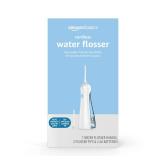 Amazon Basics HydroClean Cordless Water Flosser, 1 Water Flosser Handle, 2 Flosser Tips, 2 AA batteries included