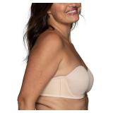 Vanity Fair womens Beauty Back Smoothing Strapless Bra, Rose Beige, 38B US