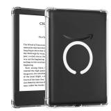 CoBak Magnetic Clear Case for 6 Inch Kindle 2024 and 2022 (11 Gen) | Compatible with PopSockets/UGREEN/Anker Magnetic Grip and Stand | Lightweight