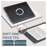CoBak Magnetic Clear Case for 6 Inch Kindle 2024 and 2022 (11 Gen) | Compatible with PopSockets/UGREEN/Anker Magnetic Grip and Stand | Lightweight