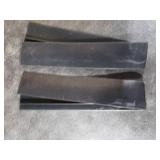 Rolett 2 Pack Silicone Stove Counter Gap Covers, Heat Resistant Stove Gap Filler, 21 Inch Black Stove Guard for Counter, Easy to Clean