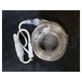 FOEERS 10 ft LED Rope Lights, 108 LED Connectable and Flexible Tube Lights,Rope Lights for Bedroom,Garden,Patio,Deck,Backyard,Kitchen,Christmas Decoration(White)