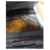 VASAGLE Laundry Sorter, 43.5 Gal. (165 L) Laundry Hamper Basket with 3 Compartments, Rolling Cart with Wheels, Shelf, Removable Bags, Pockets, Ink Black and Rustic Brown UBLH031B01