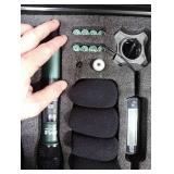 Pyle Portable UHF Band Receiver System, 4 Channel Wireless Microphone System Independent Channel Controls, RF Signal LCD Indicator, Digital Audio Microphone Set with 4 Handheld Microphones