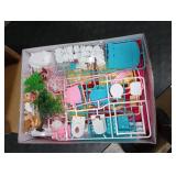 JUKUDAHU Villa Playset for Girls Ages 3-7, Indoor Playset Girls Toys with 3 Storeys 7 Rooms 2 Dolls for Ages 6-8, Furniture and Accessories, Pretend Toddler Toy, Birthday Gifts for Kids 3 4 5 6 7 8