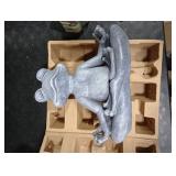 Goodeco 12.5 L x 10 H Meditating Yoga Frog Statue - Gifts for Women/Mom, Zen Garden Frog Figurines for Home and Garden Decor, Frog Decorations Gift Ideas, Frog Gifts for Women