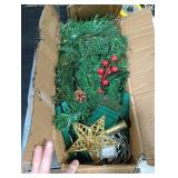 3 Ft Green Christmas Tree with Lights, Timer 8 Modes DIY 50 Warm White Lights Battery Operated Small Artifical Full Xmas Tree Pine Needles Cones Red Berry for Tabletop Home Indoor Holiday Party Decor