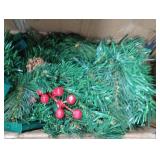 3 Ft Green Christmas Tree with Lights, Timer 8 Modes DIY 50 Warm White Lights Battery Operated Small Artifical Full Xmas Tree Pine Needles Cones Red Berry for Tabletop Home Indoor Holiday Party Decor