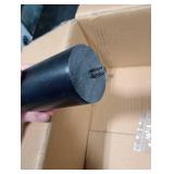 Cpintltr Linen Ottoman Round Footrest Stool Upholstered Step Stool Ottomans Sofa Stool 4 Wood Legs with Anti-Slip Pads Modern Accent Home Decor Suitable for Living Room Bedroom Entryway Dark Grey