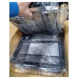 keomaisyto Under Desk Storage Slim File Cabinet, 6-Tier Rolling File Cart with Paper Letter Tray & Drawer, Standing Paper Organizer with Wheels, Narrow Desk Organization for Home Office Workspace