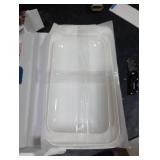 DELLING Large Serving Platter Set 16/14/12inch Large Serving Tray - Rectangular White Serving Trays for Party, Turkey Platter Set of 3, Christmas