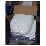 Amazon Basics Down Alternative Pillows for Stomach and Back Sleepers, Soft Density, Standard, Pack of 2, White, 26 in L x 20 in W