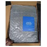 Alomidds Weighted Blanket (60x80,15lbs Queen Size - Grey), Weighted Blankets for Adults and Kids, Cooling Breathable Soft and Comfort Minky, Heavy Blanket Microfiber Material with Glass Beads