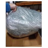 Alomidds Weighted Blanket (60x80,15lbs Queen Size - Grey), Weighted Blankets for Adults and Kids, Cooling Breathable Soft and Comfort Minky, Heavy Blanket Microfiber Material with Glass Beads