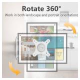 Laivli Wall Mount for Echo Show 15 (1st, 2nd Gen), and Monitors 13-27, with 15 Inch Extension Arm, Full Motion Adjustable - Easy to Rotate, Swivel, Tilt and Fold, Echo Show 15 Wall Mounting Bracket